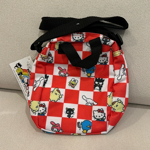 Hello Kitty Handbags - HELLO KITTY AND FRIENDS RED MINI NYLON CROSSBODY BAG NEW WITH TAG